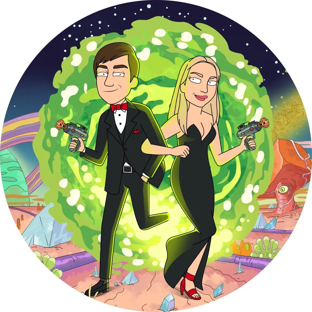 Through the portal - for a wedding anniversary