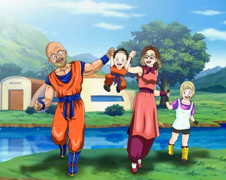 The whole family - in one portrait